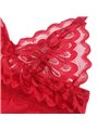 Subblime - Satin Babydoll With Lace Red S/M