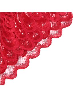 Subblime - Satin Babydoll With Lace Red S/M