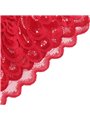 Subblime - Babydoll in Raso Rosso con Dettagli in Pizzo Floreale Taglia S/M