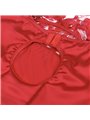 Subblime - Satin Babydoll With Lace Red S/M
