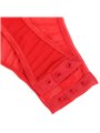 Subblime - Body Sexy Rosso in Pizzo con Reggicalze Incorporato Taglia S/M