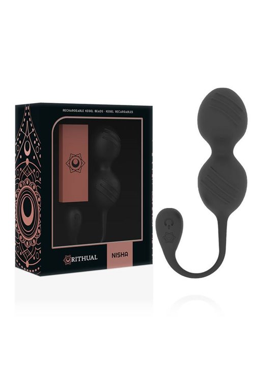 Rithual - Nisha Rechargeable Kegel Balls Black