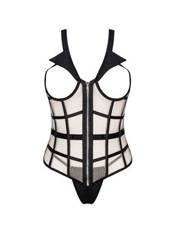 Livco Corsetti Laura LC 20215 - Corsetto Sensuale e Perizoma Abbinato S/M