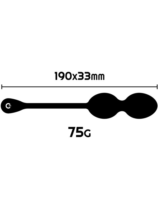 Rithual - Nisha Rechargeable Kegel Balls Black