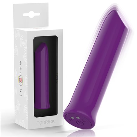 Intense Todrick - Mini Vibratore Bullet in Silicone Viola 10,2 Cm