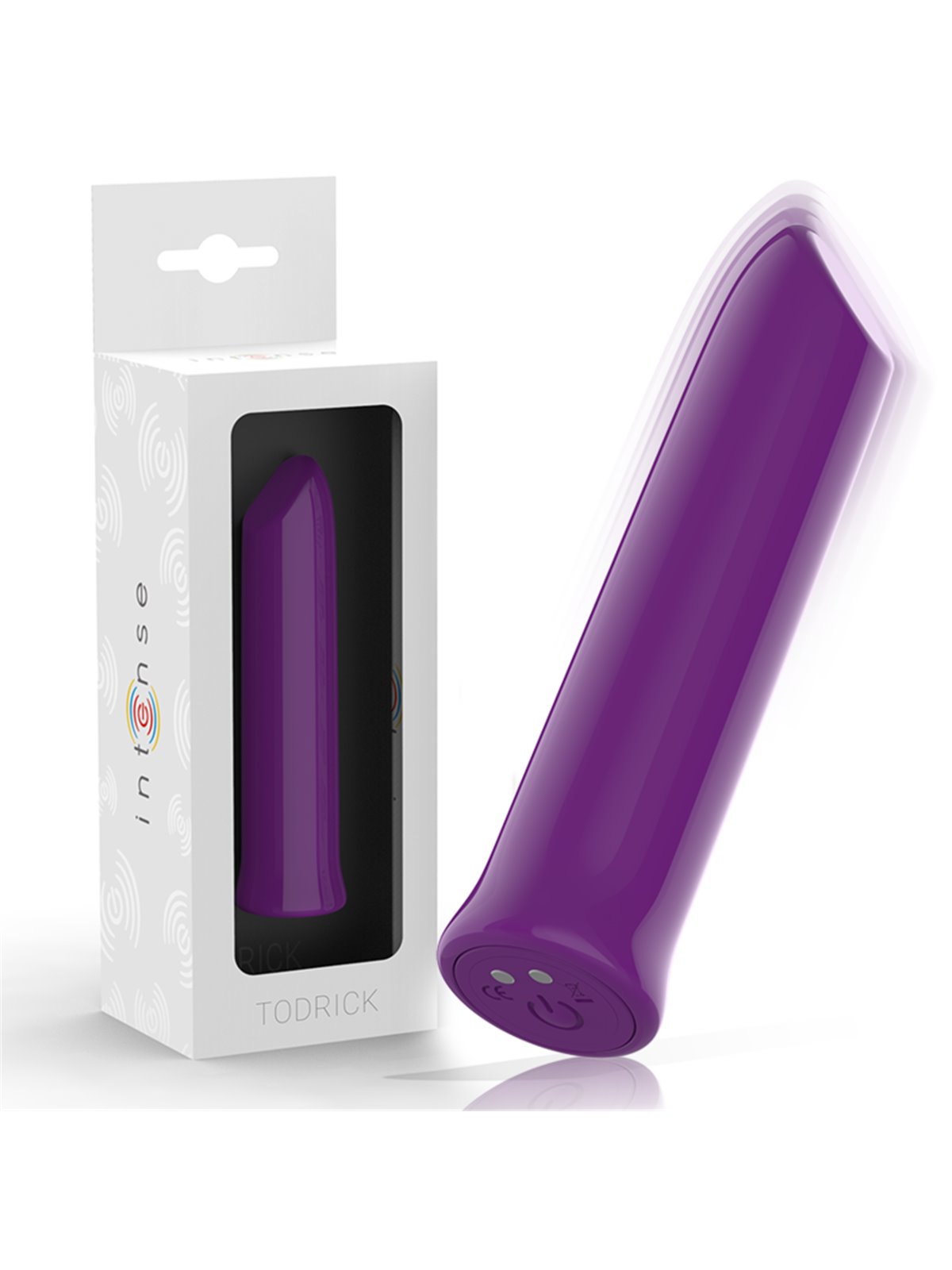 Intense Todrick - Mini Vibratore Bullet in Silicone Viola 10,2 Cm