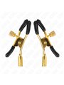 Kink - Morsetti a Vite per Capezzoli Colore Oro 6 Cm