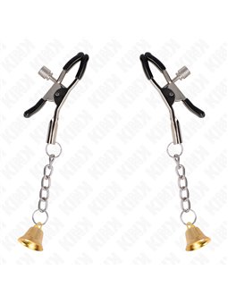 Kink - Gold Bell Pendant Nipple Clamps 6 Cm