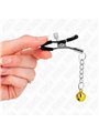 Kink - Gold Jingle Bell Pendant Nipple Clamps 6 Cm
