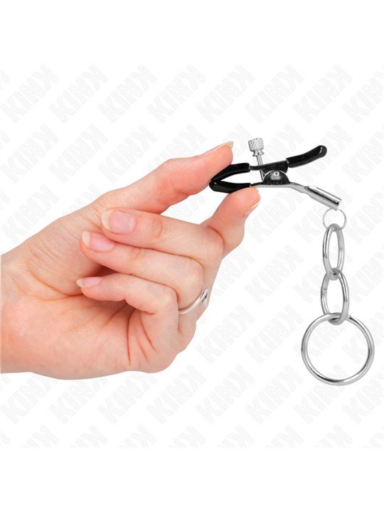 Kink - 3 O-Ring Nipple Clamp 6 Cm