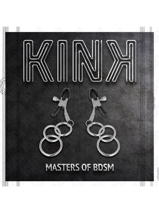 Kink - 3 O-Ring Nipple Clamp 6 Cm