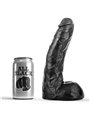 All Black - Pene Realistico in Silicone con Testicoli e Ventosa 22 CM