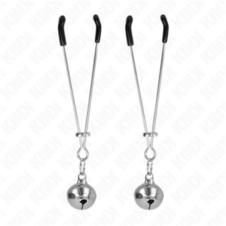 Kink - Pinze per Capezzoli con Campana Colore Argento 7 Cm