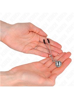 Kink - Thin Bell Nipple Clamps Silver 7 Cm