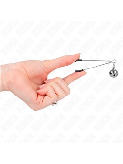 Kink - Thin Bell Nipple Clamps Silver 7 Cm