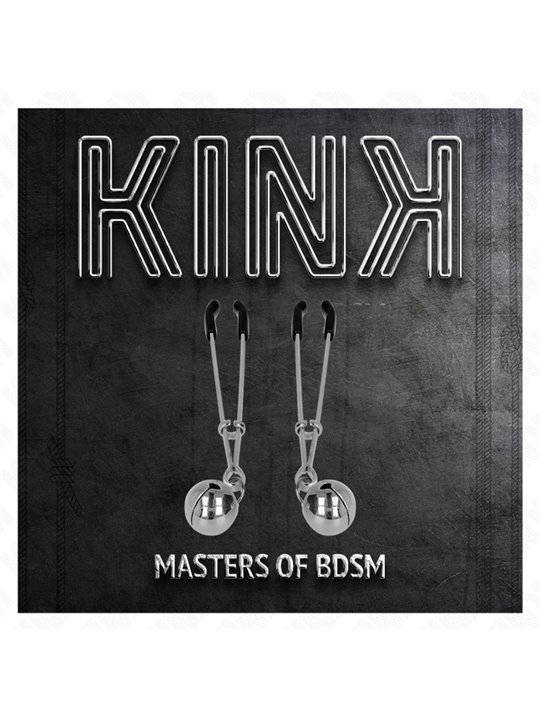 Kink - Thin Bell Nipple Clamps Silver 7 Cm