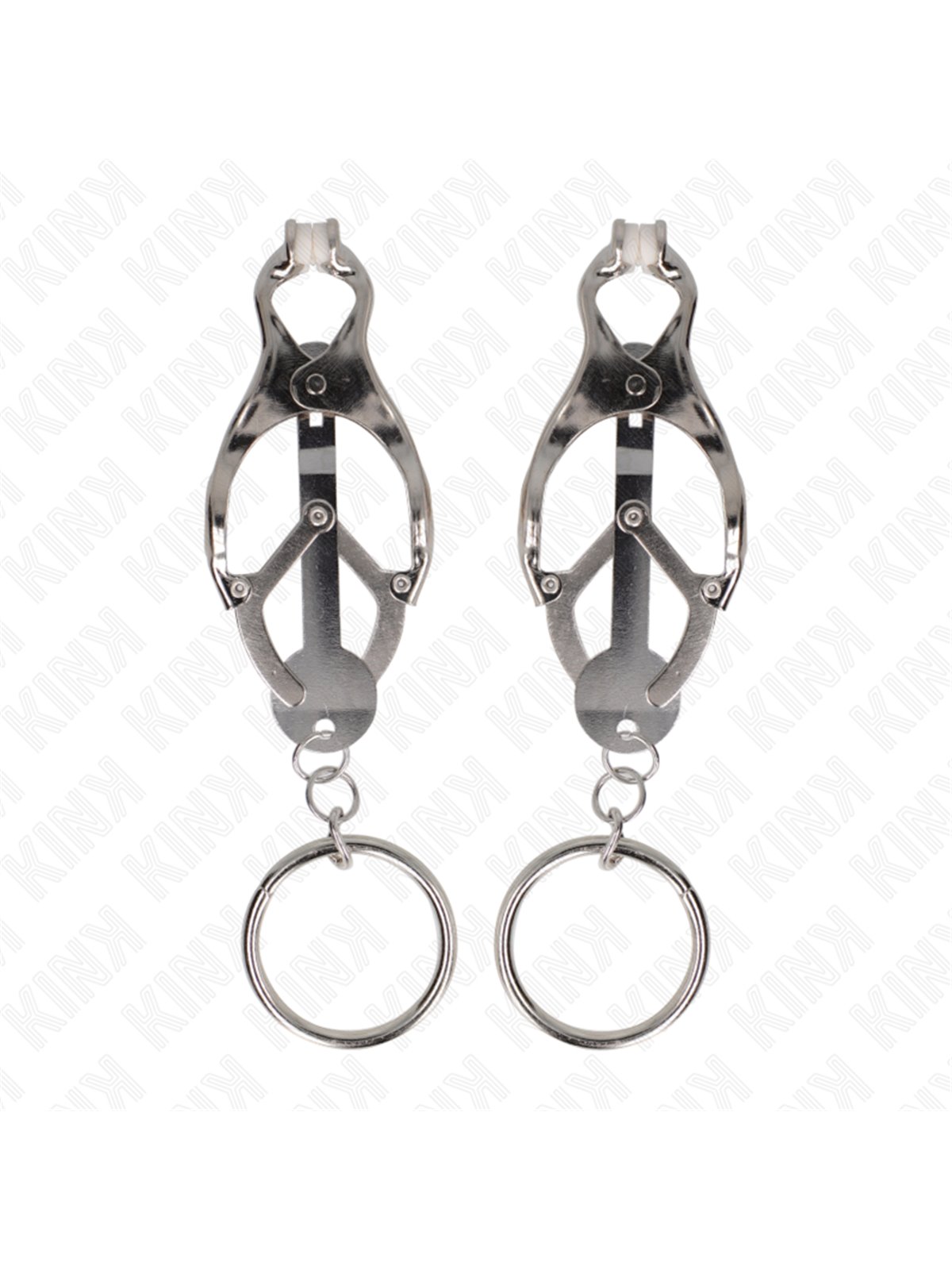 Kink - Pinze per Capezzoli con Anello Colore Argento