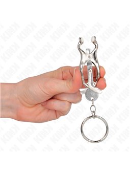 Kink - Pinze per Capezzoli con Anello Colore Argento