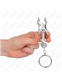 Kink - Pinze per Capezzoli con Anello Colore Argento