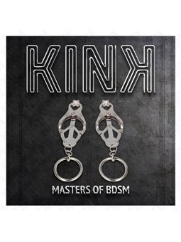 Kink - Pinze per Capezzoli con Anello Colore Argento