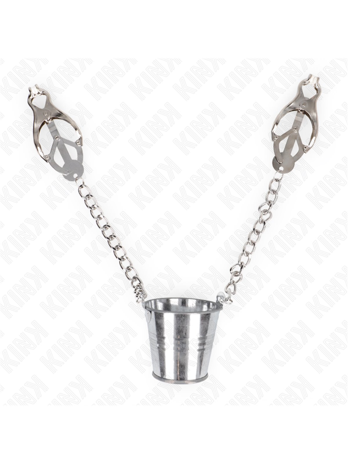 Kink - Nipple Clamps With A Bucket Silver