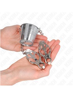 Kink - Nipple Clamps With A Bucket Silver