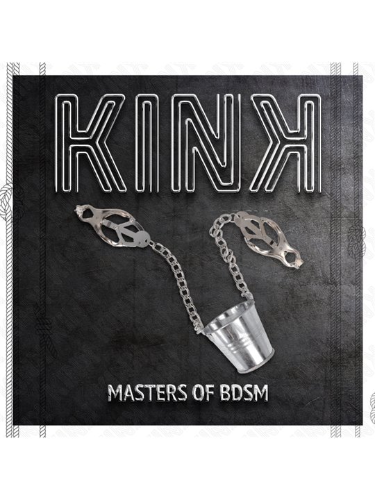 Kink - Nipple Clamps With A Bucket Silver
