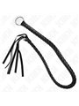 Kink - Frusta a Serpente Nera con Anello nel Manico 65 Cm