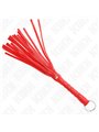 Kink - Mini Frusta in Pelle Vegana Rossa 28 Cm
