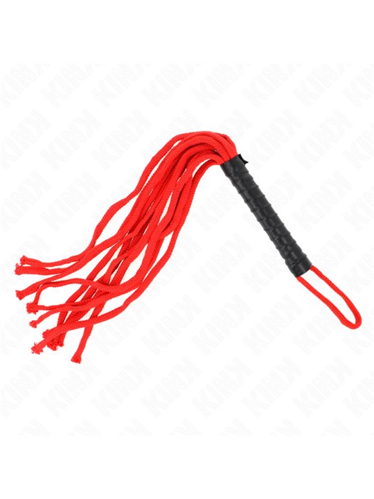 Kink - Frusta in Corda Rossa 56 Cm