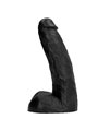 All Black - Pene Realistico in Silicone con Testicoli e Ventosa 22 CM
