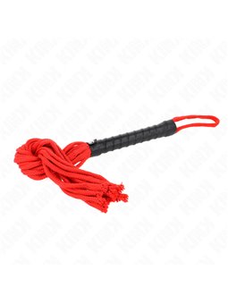 Kink - Frusta in Corda Rossa 56 Cm