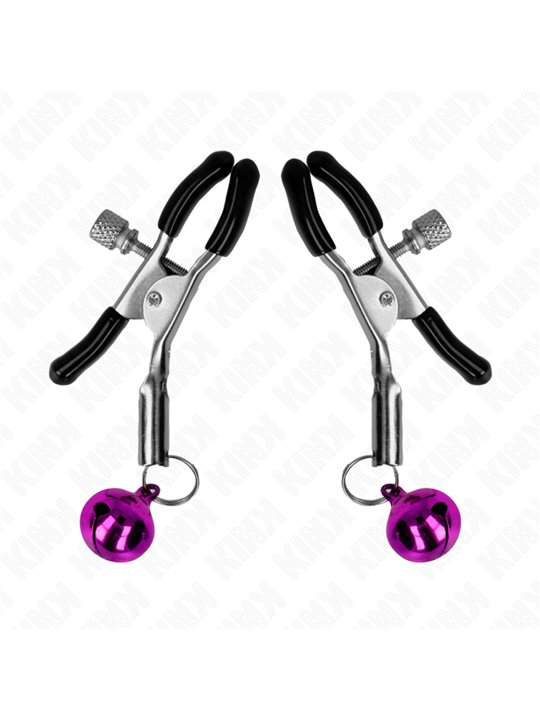 Kink - Purple Single Bell Nipple Clamp 6 Cm