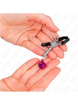 Kink - Purple Single Bell Nipple Clamp 6 Cm