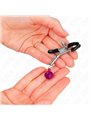 Kink - Purple Single Bell Nipple Clamp 6 Cm