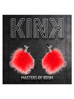 Kink - Feather Nipple Clamp Red 7 Cm