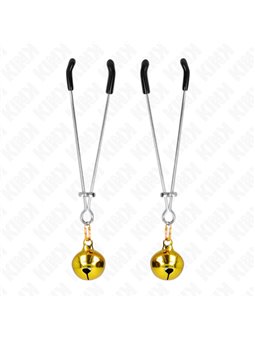 Kink - Thin Bell Nipple Clamps Gold 7 Cm