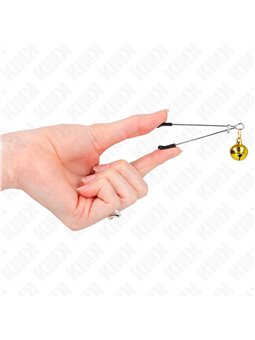 Kink - Thin Bell Nipple Clamps Gold 7 Cm