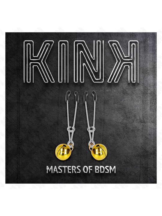 Kink - Thin Bell Nipple Clamps Gold 7 Cm