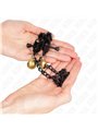Kink - Morsetti a Vite per Capezzoli Stile Bell Jaw con Catena Piatta 30 Cm