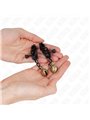 Kink - Bell Jaw Style Nipple Clamps Black 7 Cm