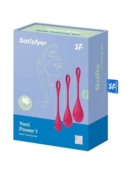 Satisfyer Yoni Power 1 Training Set - Red
