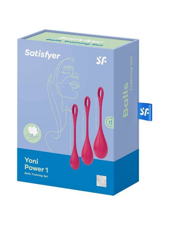 Satisfyer Yoni Power 1 Training Set - Red
