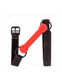 Kink - Bone Gag With Leatherette Strap Red Adjustable 41-57 Cm