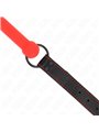 Kink - Bone Gag With Leatherette Strap Red Adjustable 41-57 Cm