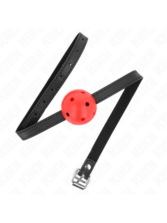 Kink - Simplicity Red Breathable 4.5 Cm Ball Gag 62 X 1.5 Cm
