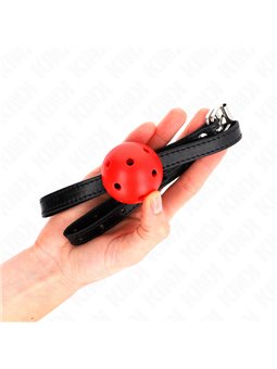 Kink - Simplicity Red Breathable 4.5 Cm Ball Gag 62 X 1.5 Cm
