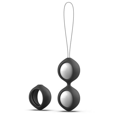 B Swish Bfit Classic Flex 28 - Palline di Kegel in Silicone Nero 28 GR