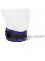 Kink - Collare con Guinzaglio 105 Cm in Pizzo di Velluto 44 x 5,5 Cm