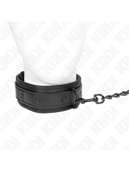 Kink - Neoprene Bondage Collar Model 2 With Belt 78 Cm Adjustable 37.5 X 49.5 Cm